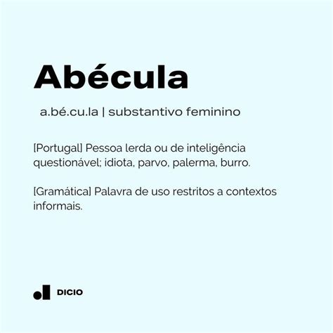 abecula|Abécula: O que é, significado, definição.